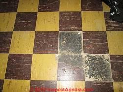 damaged floor tiles